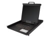 StarTech.com 8 Port Rack KVM Konsole mit 1,8 m Kabeln - US Tastatur(QWERTY), Integrierter KVM Switch mit 19" LCD Monitor - 1HE LCD KVM Konsole - OSD KVM - 50.000 MTBF - USB + VGA(RKCONS1908K) - KVM-Konsole mit KVM-Switch - 8 Anschlüsse - PS/2, USB - US-En
