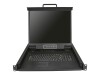 StarTech.com 8 Port Rack KVM Konsole mit 1,8 m Kabeln - US Tastatur(QWERTY), Integrierter KVM Switch mit 19" LCD Monitor - 1HE LCD KVM Konsole - OSD KVM - 50.000 MTBF - USB + VGA(RKCONS1908K) - KVM-Konsole mit KVM-Switch - 8 Anschlüsse - PS/2, USB - US-En