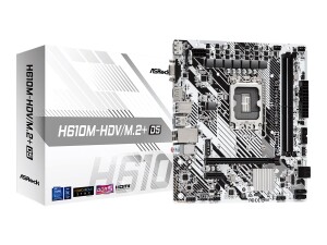 ASRock H610M-HDV/M.2+ D5 - Motherboard - micro ATX - LGA1700-Sockel - H610 Chipsatz - USB-C 3.2 Gen 1, USB 3.2 Gen 1 - Gigabit LAN - Onboard-Grafik (CPU erforderlich)