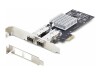 StarTech.com 2-Port GbE SFP Network Card, PCIe 2.0 x1, Intel I350-AM2 2x 1GbE Controller, 1000BASE Copper/Fiber Optic, Dual-Port Gigabit Ethernet NIC, Desktop/Server Backplanes - Windows and Linux Compatible (P021GI-NETWORK-CARD)