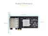 StarTech.com 4-Port GbE SFP Network Card, PCIe 2.0 x2, Intel I350-AM4 4x 1GbE Controller, 1000BASE Copper/Fiber Optic, Quad-Port Gigabit Ethernet NIC, Desktop/Server Backplanes - Windows and Linux Compatible (P041GI-NETWORK-CARD)