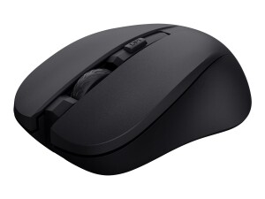 Trust Mydo - Maus - leise - rechts- und linkshändig - optisch - 4 Tasten - kabellos - 2.4 GHz - kabelloser Empfänger (USB)