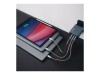 Verbatim Netzteil - GaN - 240 Watt - 5 A - Power Delivery 3.1, QC 3.0, PD 3.0, PD/PPS - 4 Ausgabeanschlussstellen (3 x USB-C, USB Typ A)