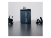 Verbatim Netzteil - GaN - 240 Watt - 5 A - Power Delivery 3.1, QC 3.0, PD 3.0, PD/PPS - 4 Ausgabeanschlussstellen (3 x USB-C, USB Typ A)