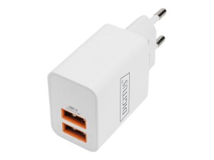 DIGITUS USB Ladegerät 2x USB-A, 15,5W