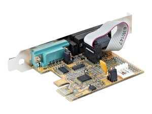 StarTech.com 2-Port PCI Express Serial Card, Dual Port PCIe to RS232 (DB9)