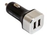 RealPower 2-Port USB car charger - Auto-Netzteil - 2400 mA - 2 Ausgabeanschlussstellen (2 x USB)