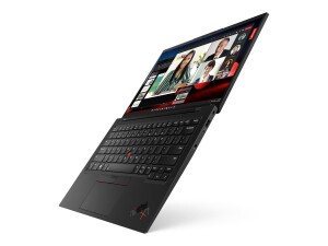 Lenovo ThinkPad X1 Carbon Gen 11 21HM - 180°-Scharnierdesign - Intel Core i7 1355U / 1.7 GHz - Evo - Win 11 Pro - Intel Iris Xe Grafikkarte - 32 GB RAM - 1 TB SSD TCG Opal Encryption 2, NVMe, Performance - 35.6 cm (14")