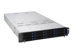 ASUS RS720-E10-RS12 - Server - Rack-Montage - 2U - zweiweg - keine CPU - RAM 0 GB - SATA - Hot-Swap 6.4 cm, 8.9 cm (2.5", 3.5")