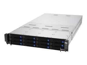 ASUS RS720-E10-RS12 - Server - Rack-Montage - 2U - zweiweg - keine CPU - RAM 0 GB - SATA - Hot-Swap 6.4 cm, 8.9 cm (2.5", 3.5")