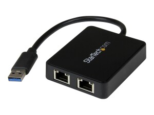 StarTech.com USB 3.0 SuperSpeed auf Dual Port Gigabit Ethernet LAN Adapter