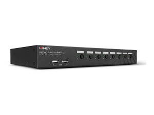 Lindy KVM-/Audio-Switch - 8 x DisplayPort / Audio / USB