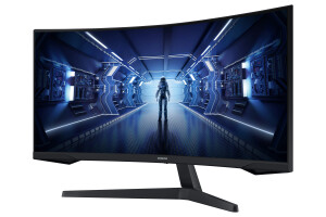 Samsung Odyssey G5 C34G55TWWP - G55T Series - LED-Monitor - Gaming - gebogen - 86 cm (34")