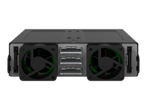 Icy Dock ToughArmor MB118VP-B - Speichergehäuse - 6 x U.2/U.3 NVMe SSD, Mobile Rack für 5,25" Schacht, mit SlimSAS SFF-8654 8i - 2.5" (6.4 cm)