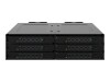 Icy Dock ToughArmor MB118VP-B - Speichergehäuse - 6 x U.2/U.3 NVMe SSD, Mobile Rack für 5,25" Schacht, mit SlimSAS SFF-8654 8i - 2.5" (6.4 cm)