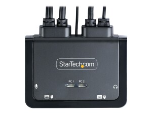 StarTech.com 2-Port Hybrid USB-C HDMI Cable KVM Switch,...