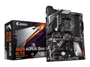 Gigabyte A520 AORUS ELITE - 1.0 - Motherboard - ATX - Socket AM4 - AMD A520 Chipsatz - USB 3.2 Gen 1, USB 3.2 Gen 2 - Gigabit LAN - Onboard-Grafik (CPU erforderlich)