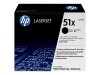 HP 51X - Hohe Ergiebigkeit - Schwarz - original - LaserJet - Tonerpatrone (Q7551X)