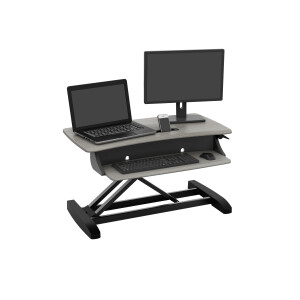 Ergotron WorkFit-Z Mini - Schwarz - Grau - 61 cm (24 Zoll) - 31,8 cm - 11,3 kg - Rechteckige Form - 790 mm