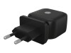 ICY BOX IB-PS106-PD - Netzteil - 38 Watt - 3 A - PD 3.0, QC 3.0 - 2 Ausgabeanschlussstellen (USB, 24 pin USB-C)
