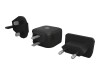 ICY BOX IB-PS106-PD - Netzteil - 38 Watt - 3 A - PD 3.0, QC 3.0 - 2 Ausgabeanschlussstellen (USB, 24 pin USB-C)