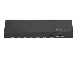 StarTech.com 4 Port HDMI Splitter - 4K 60Hz - 1x4 HDMI Verteiler