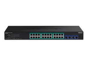 TRENDnet TPE 30284 - Switch - Smart - 24 x 10/100/1000...