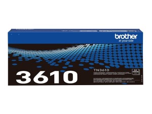 Brother TN3610 - Schwarz - original - Box - Tonerpatrone