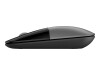 HP Z3700 - Maus - optisch - 3 Tasten - kabellos - Bluetooth 5.0, 2.4 GHz - kabelloser Empfänger (USB)