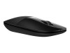 HP Z3700 - Maus - optisch - 3 Tasten - kabellos - Bluetooth 5.0, 2.4 GHz - kabelloser Empfänger (USB)