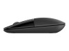 HP Z3700 - Maus - optisch - 3 Tasten - kabellos - Bluetooth 5.0, 2.4 GHz - kabelloser Empfänger (USB)
