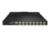 StarTech.com 16 Port Rack KVM Konsole mit 1,8 m Kabeln - US Tastatur(QWERTY), Integrierter KVM Switch mit 19" LCD Monitor - 1HE LCD KVM Konsole - OSD KVM - 50.000 MTBF - USB + VGA(RKCONS1916K) - KVM-Konsole mit KVM-Switch - 16 Anschlüsse - PS/2, USB - US