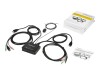 StarTech.com 2 Port HDMI KVM Switch, 4K 60Hz, Compact Dual Port UHD/Ultra HD USB Desktop KVM Switch with Integrated 4ft Cables & Audio, Bus Powered & Remote Switching, MacBook ThinkPad - 4K KVM Switch w/ Audio (SV211HDUA4K)