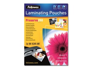 Fellowes Laminating Pouches Preserve 250 Micron - 250...