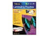 Fellowes Laminating Pouches SuperQuick Enhance 80 micron - 80 Mikron - 100er-Pack - glänzend - durchsichtig - A4 (210 x 297 mm)