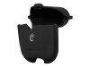 TerraTec Air Box - Tasche für Kopfhöhrer - Polycarbonat - schwarzes Leder - für Apple AirPods (1. Generation, 2. Generation)