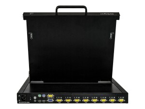 StarTech.com 8 Port Rack KVM Konsole mit 1,8 m Kabeln -...