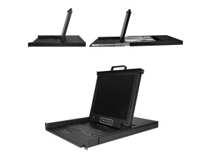 StarTech.com 8 Port Rack KVM Konsole mit 1,8 m Kabeln -...