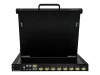 StarTech.com 8 Port Rack KVM Konsole mit 1,8 m Kabeln - US Tastatur(QWERTY), Integrierter KVM Switch mit 17" LCD Monitor - 1HE LCD KVM Konsole - OSD KVM - 50.000 MTBF - USB + VGA(RKCONS1708K) - KVM-Konsole mit KVM-Switch - 8 Anschlüsse - USB - 43.2 cm (17