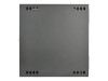 Tripp 12U Wall Mount Rack Enclosure Server Cabinet Hinged Doors/Sides - Schrank Netzwerkschrank - geeignet für Wandmontage - Schwarz - 12U - 48.3 cm (19")