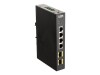 D-Link DIS 100G-6S - Switch - unmanaged - 4 x 10/100/1000 + 2 x 100/1000 SFP