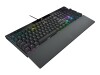 Corsair Gaming K70 RGB PRO - Tastatur - Hintergrundbeleuchtung - USB - Deutsch - Tastenschalter: CHERRY MX Speed Silver - Aluminium schwarz eloxiert (gebürstet)