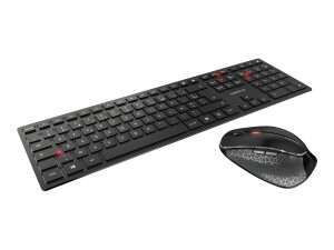 Cherry DW 9500 SLIM - Tastatur-und-Maus-Set - kabellos