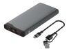 4smarts VoltHub Pro - Select Edition - Powerbank - 10000 mAh - 37 Wh - 22.5 Watt - 5 A - Huawei Fast Charge, PD 2.0, PD 3.0, QC 2.0, QC 3.0, AFC, SCP - 3 Ausgabeanschlussstellen (2 x USB, USB-C)