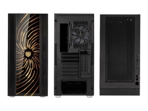 Kolink Unity Adapt - Mid tower - E-ATX - Seitenteil mit Fenster (gehärtetes Glas)
