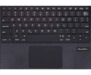 DEQSTER Rugged Touch Keyboard Folio - mit Trackpad - für Apple iPad 10.2" (7/8/9. Gen.) - Bluetooth - QWERTZ Layout, robust, stabil, Tastatur, Schutzhülle