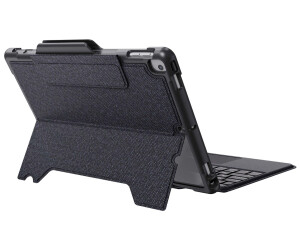 DEQSTER Rugged Touch Keyboard Folio - mit Trackpad - für Apple iPad 10.2" (7/8/9. Gen.) - Bluetooth - QWERTZ Layout, robust, stabil, Tastatur, Schutzhülle