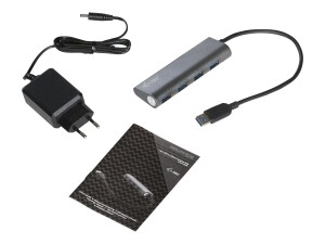 i-tec USB 3.0 Metal Charging HUB - Hub - 4 x SuperSpeed USB 3.0
