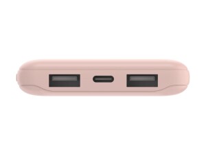 Belkin BoostCharge - Powerbank - 10000 mAh - 18 Watt - 3 Ausgabeanschlussstellen (2 x USB, 24 pin USB-C)