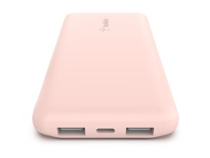 Belkin BoostCharge - Powerbank - 10000 mAh - 18 Watt - 3 Ausgabeanschlussstellen (2 x USB, 24 pin USB-C)